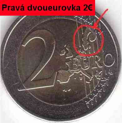 2 euro pravá